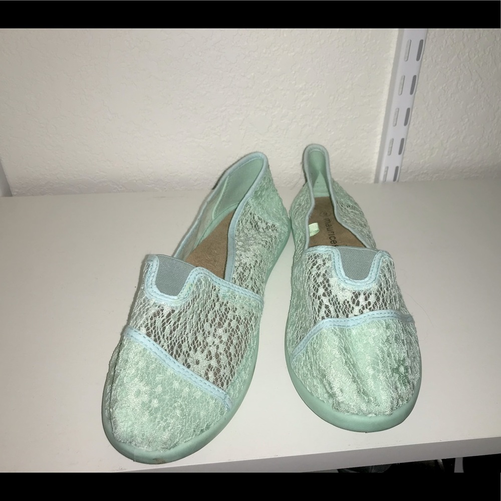 Lacey Mint Slip on